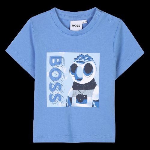 BOSS T-shirt à manches courtes GARCON 18M Bleu