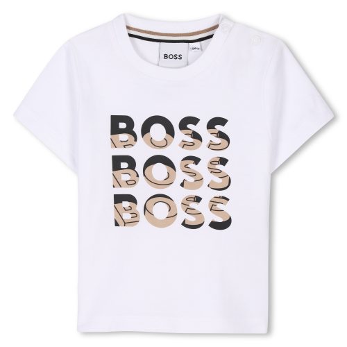 BOSS T-shirt à manches courtes GARCON 18M Blanc