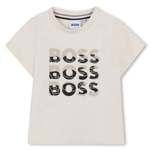 BOSS T-shirt à manches courtes GARCON 18M Beige