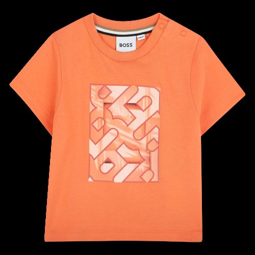 BOSS T-shirt à manches courtes GARCON 18M Orange