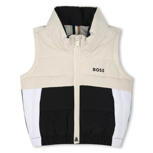 BOSS Doudoune sans manche GARCON 18M Beige