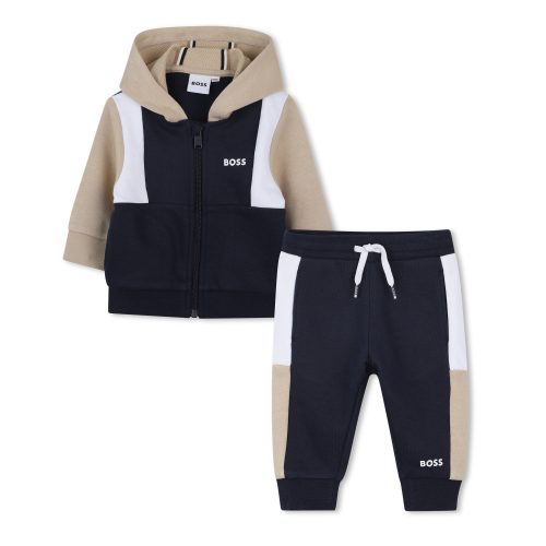 BOSS Ensemble cardigan et pantalon GARCON 18M Bleu