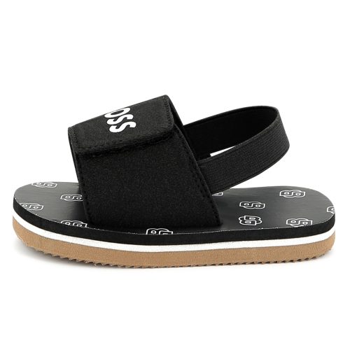 BOSS Claquettes avec scratch GARCON 30 Noir