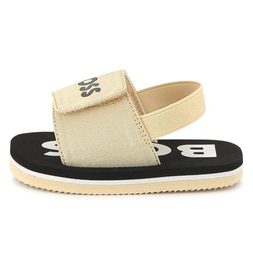 BOSS Claquettes avec scratch GARCON 30 Beige