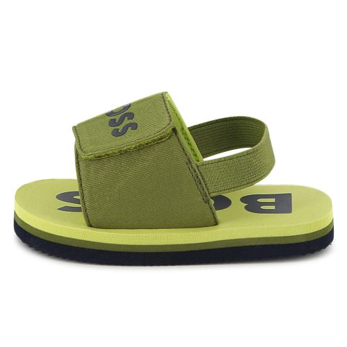 BOSS Claquettes avec scratch GARCON 30 Vert