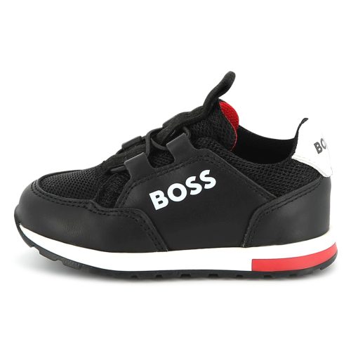 BOSS Baskets avec cuir à lacets GARCON 30 Noir