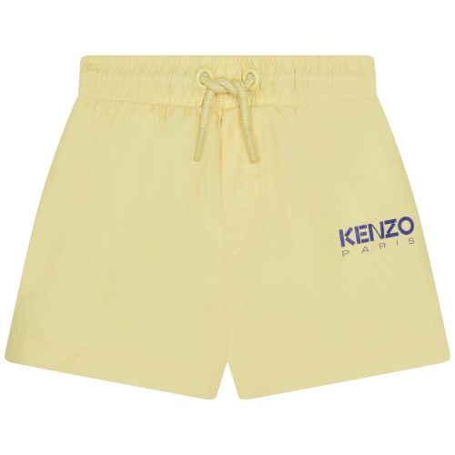 KENZO KIDS Short de bain avec sigle GARCON 9M Jaune