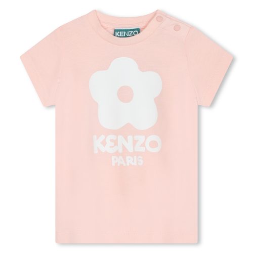KENZO KIDS T-shirt manches courtes coton FILLE 18M