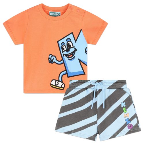 KENZO KIDS T-shirt et short en coton GARCON 18M