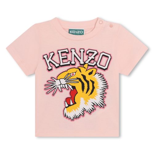 KENZO KIDS T-shirt pressionné en coton UNISEXE 18M