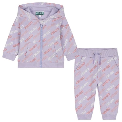 KENZO KIDS Ensemble cardigan et pantalon FILLE 18M Violet