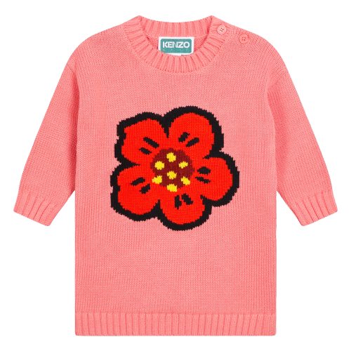 KENZO KIDS Robe en tricot FILLE 18M Rose