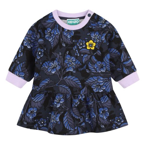 KENZO KIDS Robe en molleton FILLE 18M Bleu