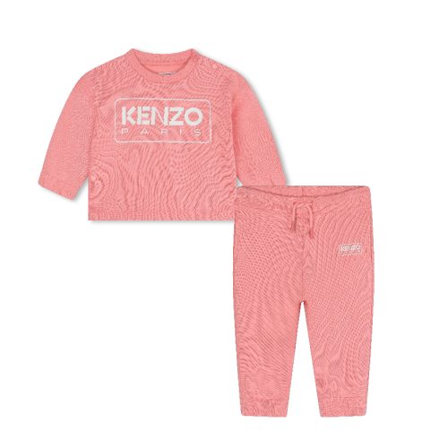 KENZO KIDS Sweat-shirt et pantalon FILLE 18M Rose