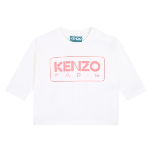 KENZO KIDS T-shirt à manches longues FILLE 18M Blanc
