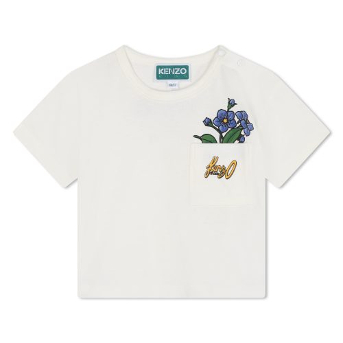 KENZO KIDS T-shirt à manches courtes FILLE 18M Blanc