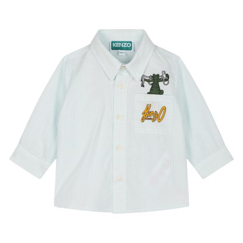 KENZO KIDS Chemise à manches longues GARCON 12M Bleu