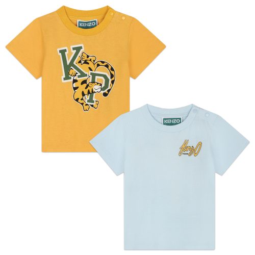 KENZO KIDS 2 T-shirts à manches courtes GARCON 18M Bleu