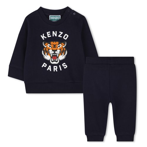 KENZO KIDS Ensemble de jogging molletonné UNISEXE 18M Bleu