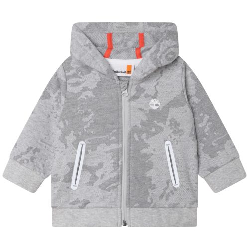 TIMBERLAND Cardigan de jogging à capuche GARCON 12M Gris