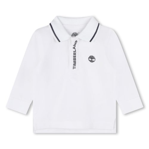 TIMBERLAND Polo à manches longues GARCON 9M Blanc