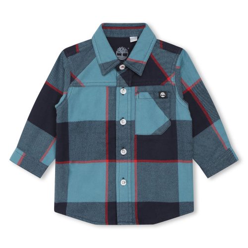 TIMBERLAND Chemise à carreaux GARCON 6M Bleu