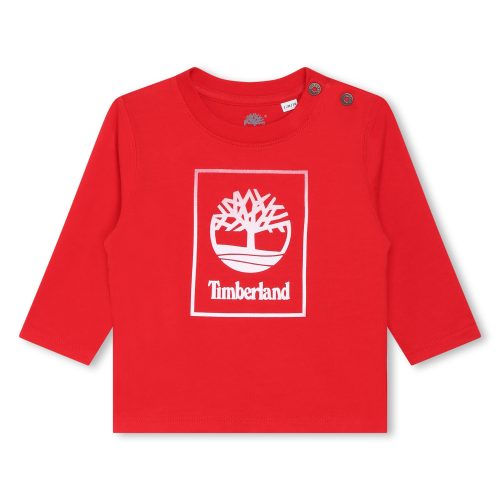 TIMBERLAND T-shirt avec imprimé sigle GARCON 12M Rouge