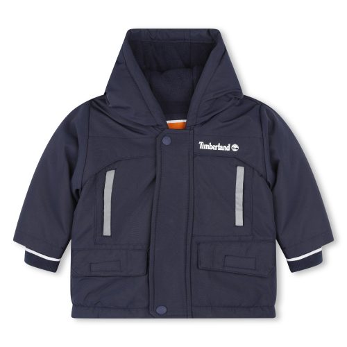 TIMBERLAND Parka déperlante à capuche GARCON 18M Bleu