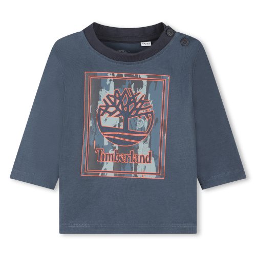 TIMBERLAND T-shirt manches longues GARCON 12M Bleu