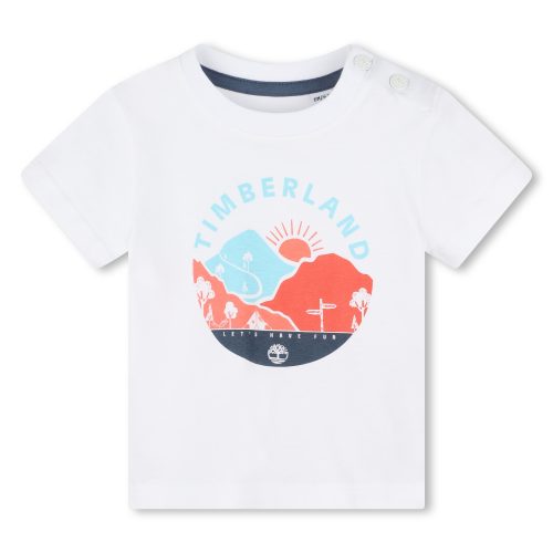 TIMBERLAND T-shirt manches courtes GARCON 18M Blanc