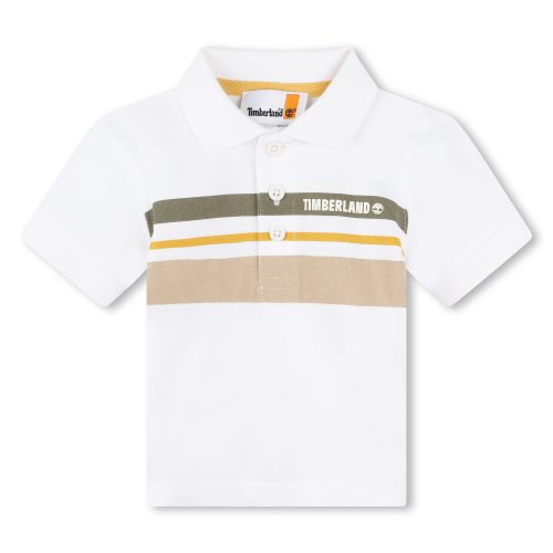 TIMBERLAND Polo manches courtes GARCON 12M Blanc