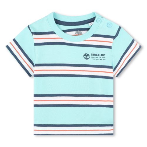 TIMBERLAND T-shirt à rayures GARCON 18M Bleu