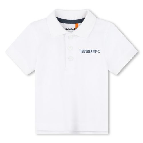TIMBERLAND Polo manches courtes GARCON 18M Blanc