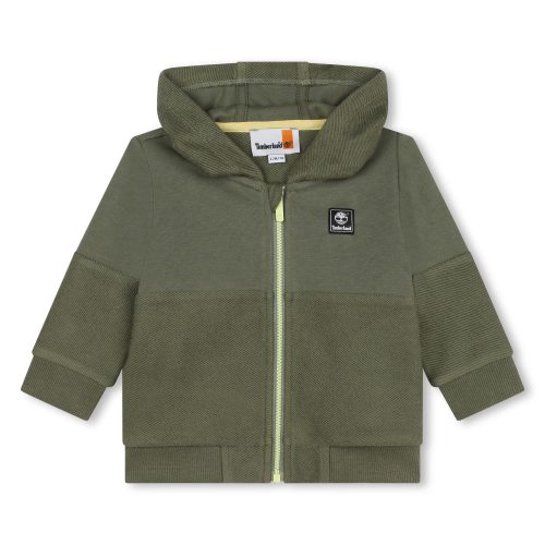 TIMBERLAND Cardigan zippé molletonné GARCON 18M Vert