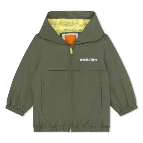 TIMBERLAND Coupe-vent déperlant à capuche GARCON 18M Vert