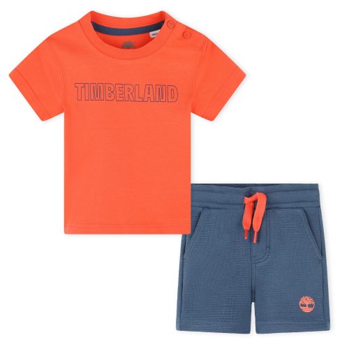 TIMBERLAND Ensemble T-shirt et short GARCON 18M Rouge