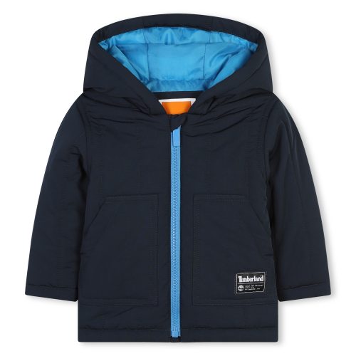 TIMBERLAND Coupe-vent à capuche + sac GARCON 18M Bleu
