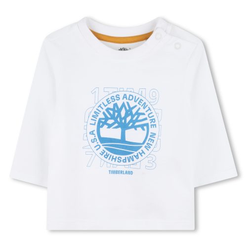 TIMBERLAND T-shirt à manches longues GARCON 12M Blanc