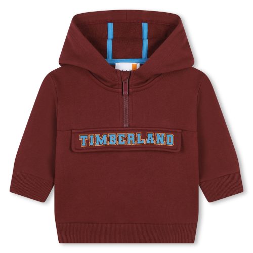 TIMBERLAND Sweat-shirt à capuche zippé GARCON 18M Violet