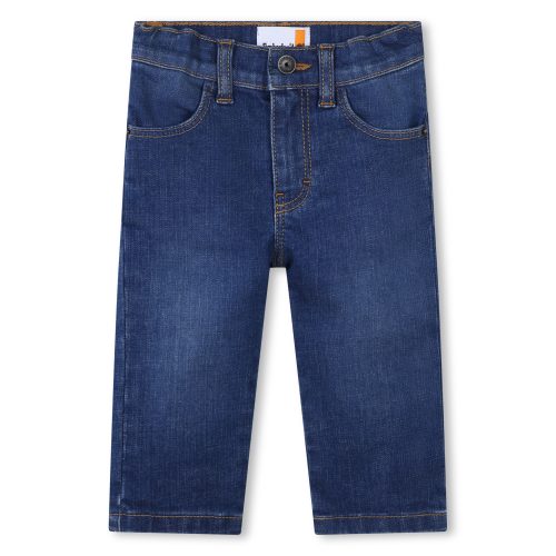 TIMBERLAND Jean droit sigle contrastant GARCON 18M Bleu