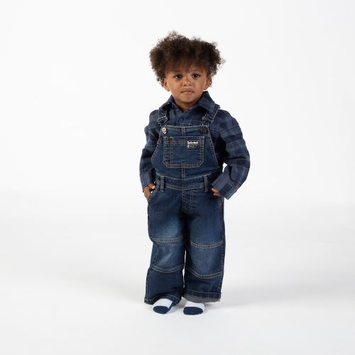 TIMBERLAND Salopette en jean avec poches GARCON 18M Bleu