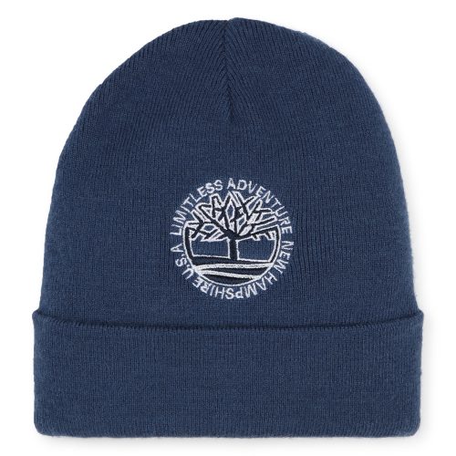 TIMBERLAND Bonnet brodé en tricot GARCON T2 Bleu