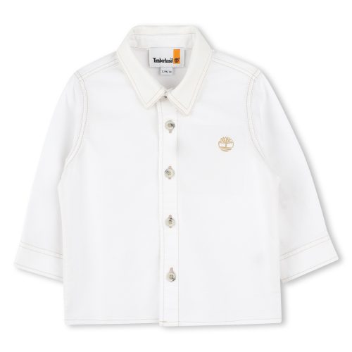 TIMBERLAND Chemise à manches longues GARCON 18M Blanc