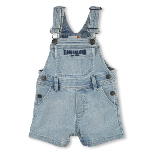 TIMBERLAND Salopette-short en jean GARCON 18M Bleu