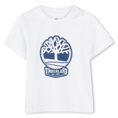 TIMBERLAND T-shirt à manches courtes GARCON 18M Blanc