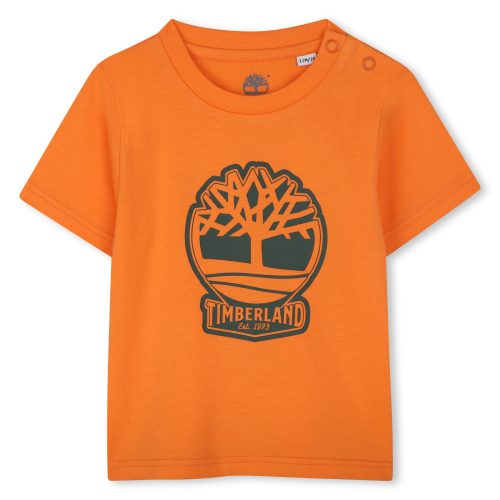 TIMBERLAND T-shirt à manches courtes GARCON 18M Orange