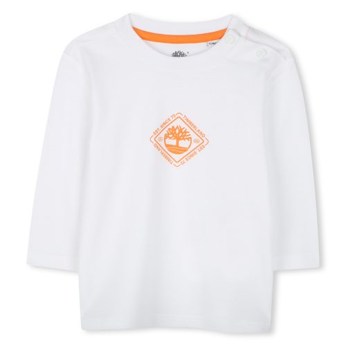 TIMBERLAND T-shirt à manches longues GARCON 18M Blanc