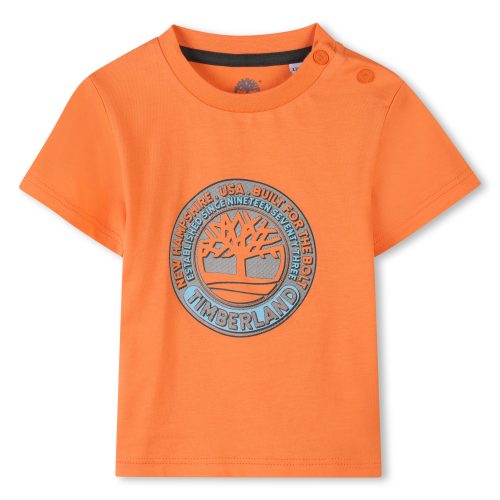 TIMBERLAND T-shirt à manches courtes GARCON 18M Orange