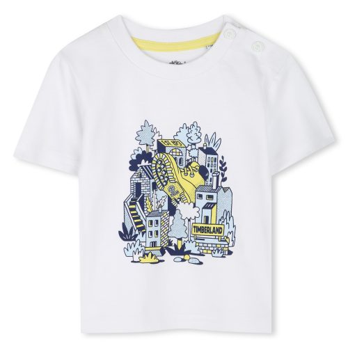 TIMBERLAND T-shirt à manches courtes GARCON 18M Blanc