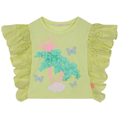 BILLIEBLUSH T-shirt à manches volantées FILLE 12M Jaune